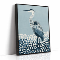 Heron in the Dappled Blue