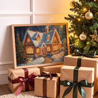 Frosted Gingerbread Glows At Midnight