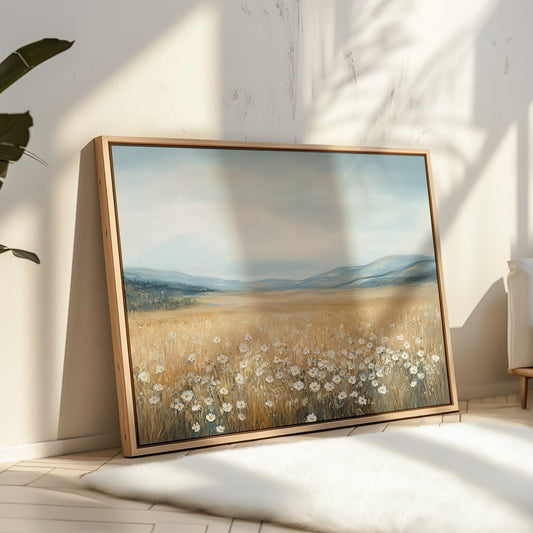 Daisies Dance Through Golden Fields