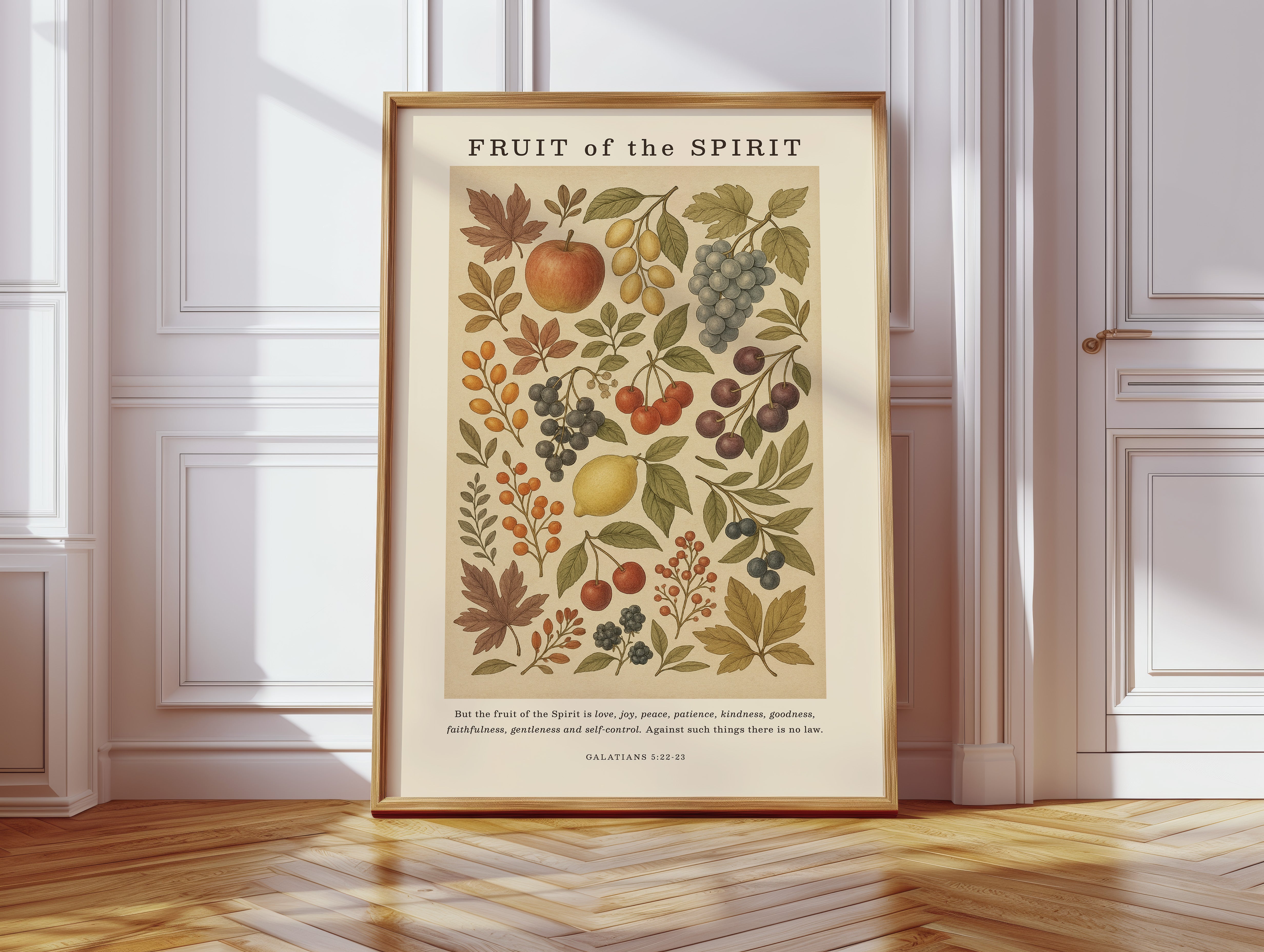 Fruit of the Spirit Botanical Print