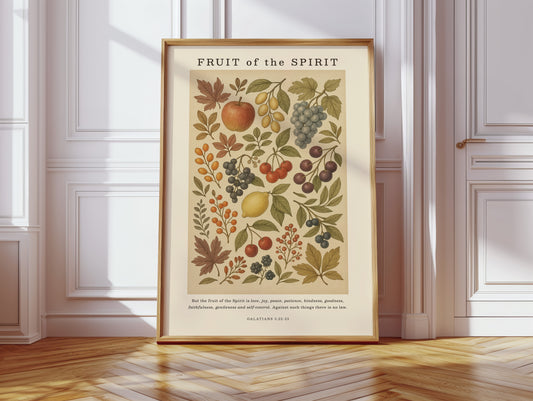 Fruit of the Spirit Botanical Print