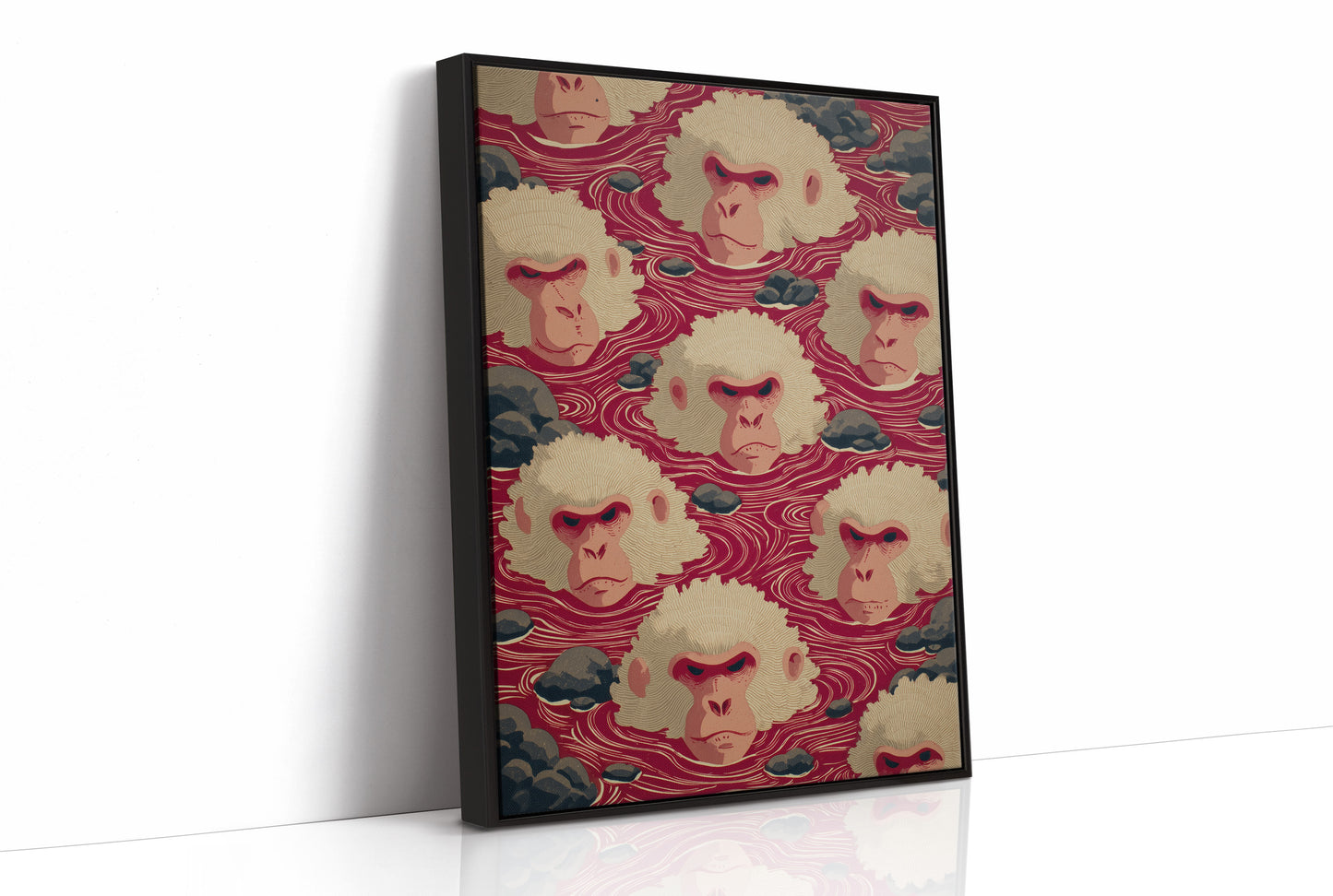 Silent Faces in Crimson Current