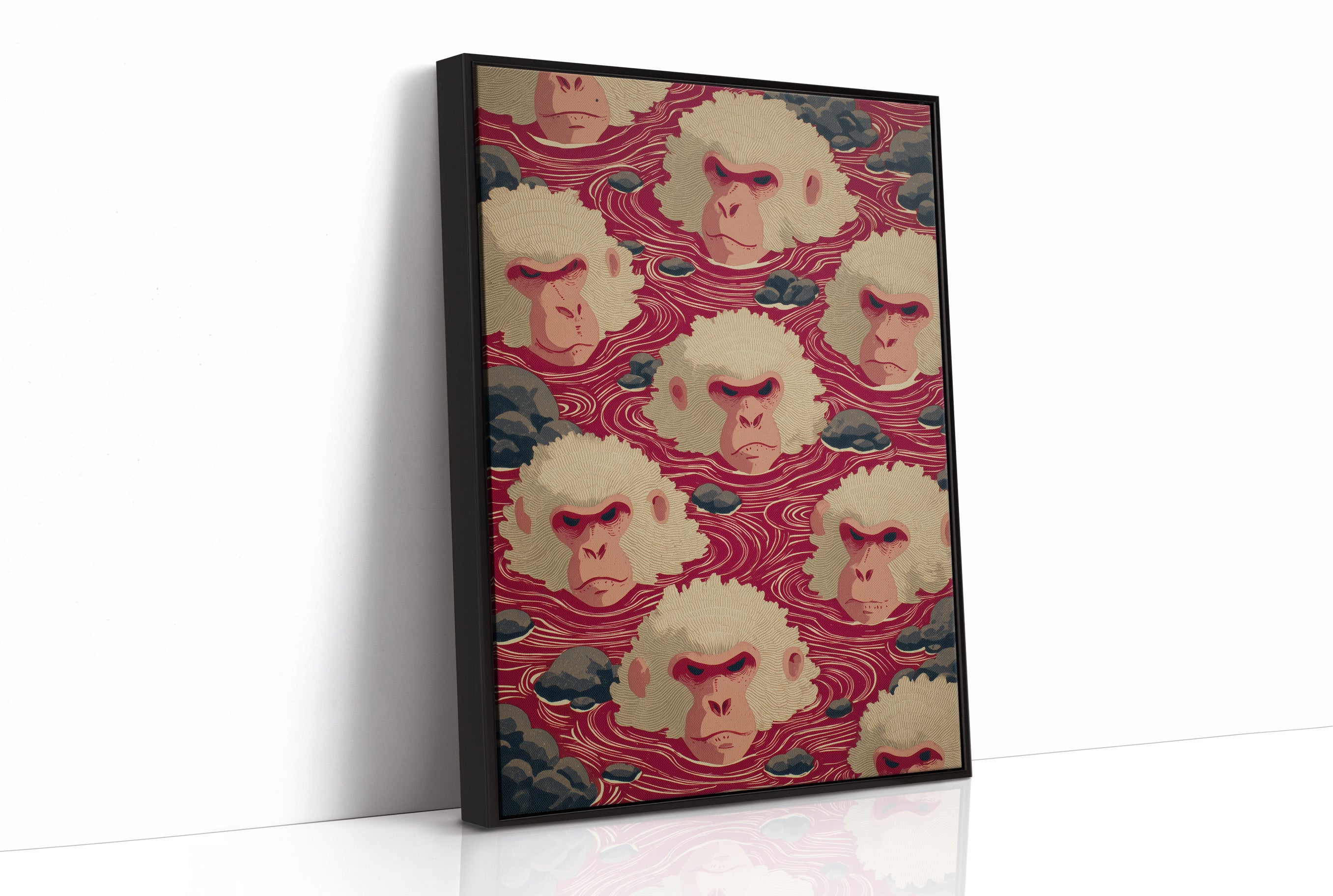 Silent Faces in Crimson Current