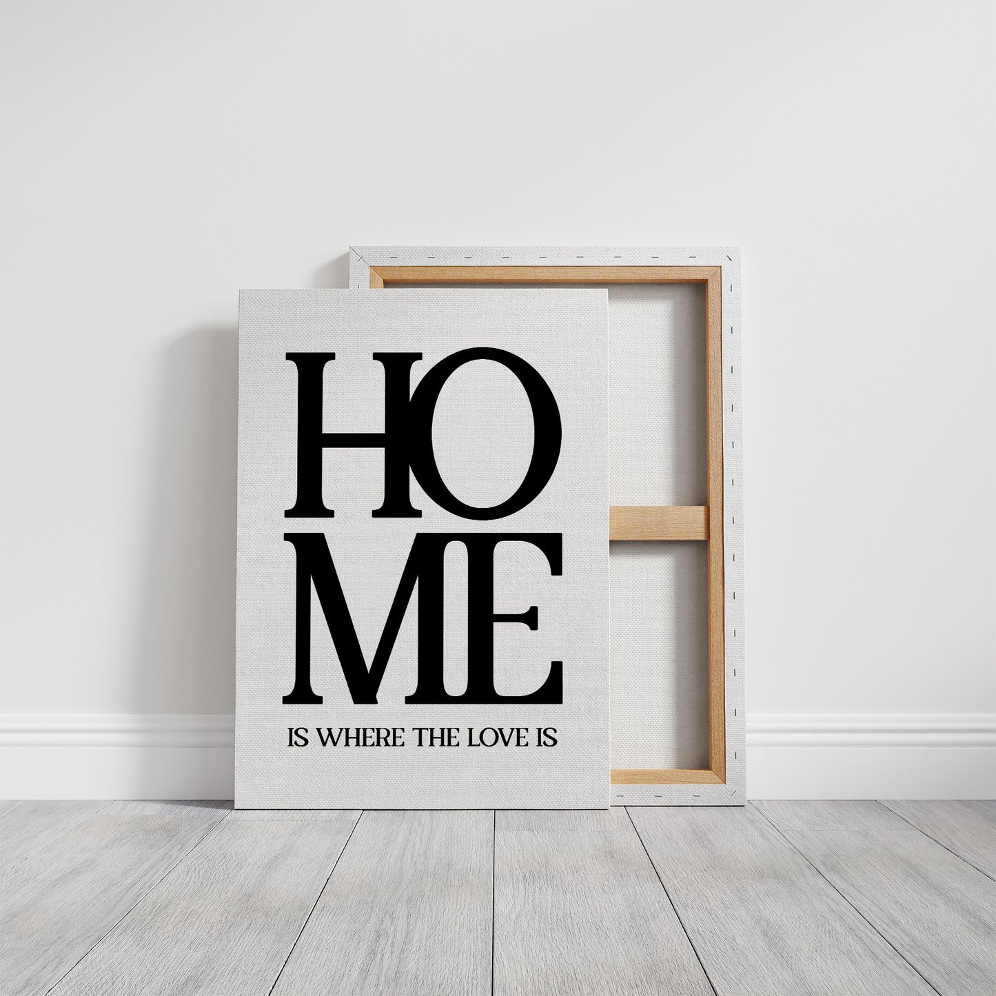 Home Is Where The Love Is Typography Print