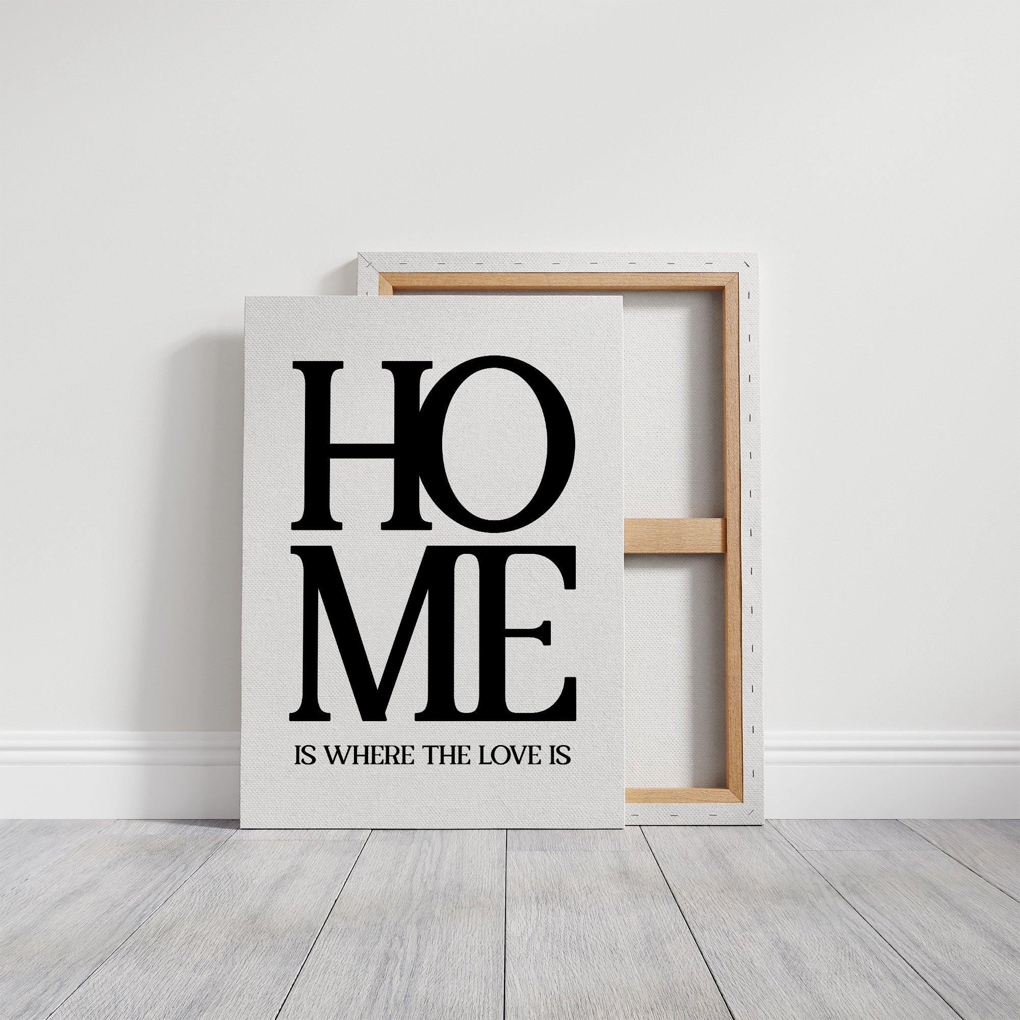 Home Is Where The Love Is Typography Print
