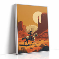 Lone Rider Chases Desert Gold