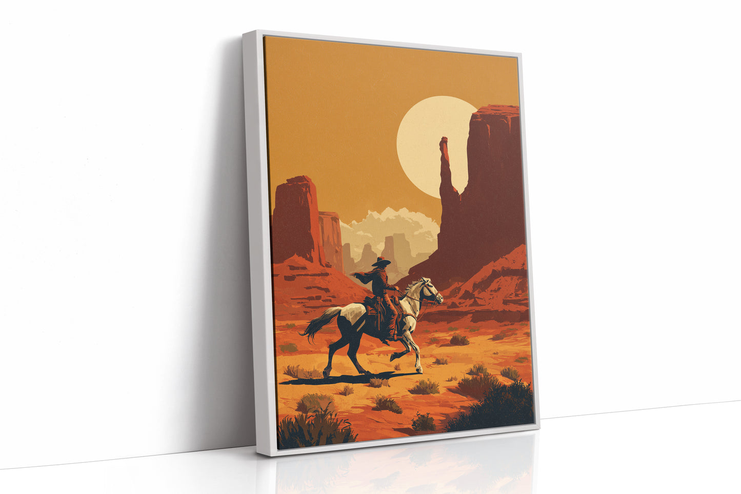 Lone Rider Chases Desert Gold