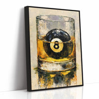 Eight Ball Macro: A Whiskey Close-Up