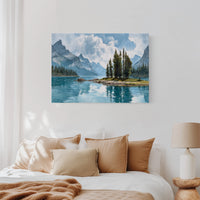 Alpine Waters Mirror Mountain Dreams