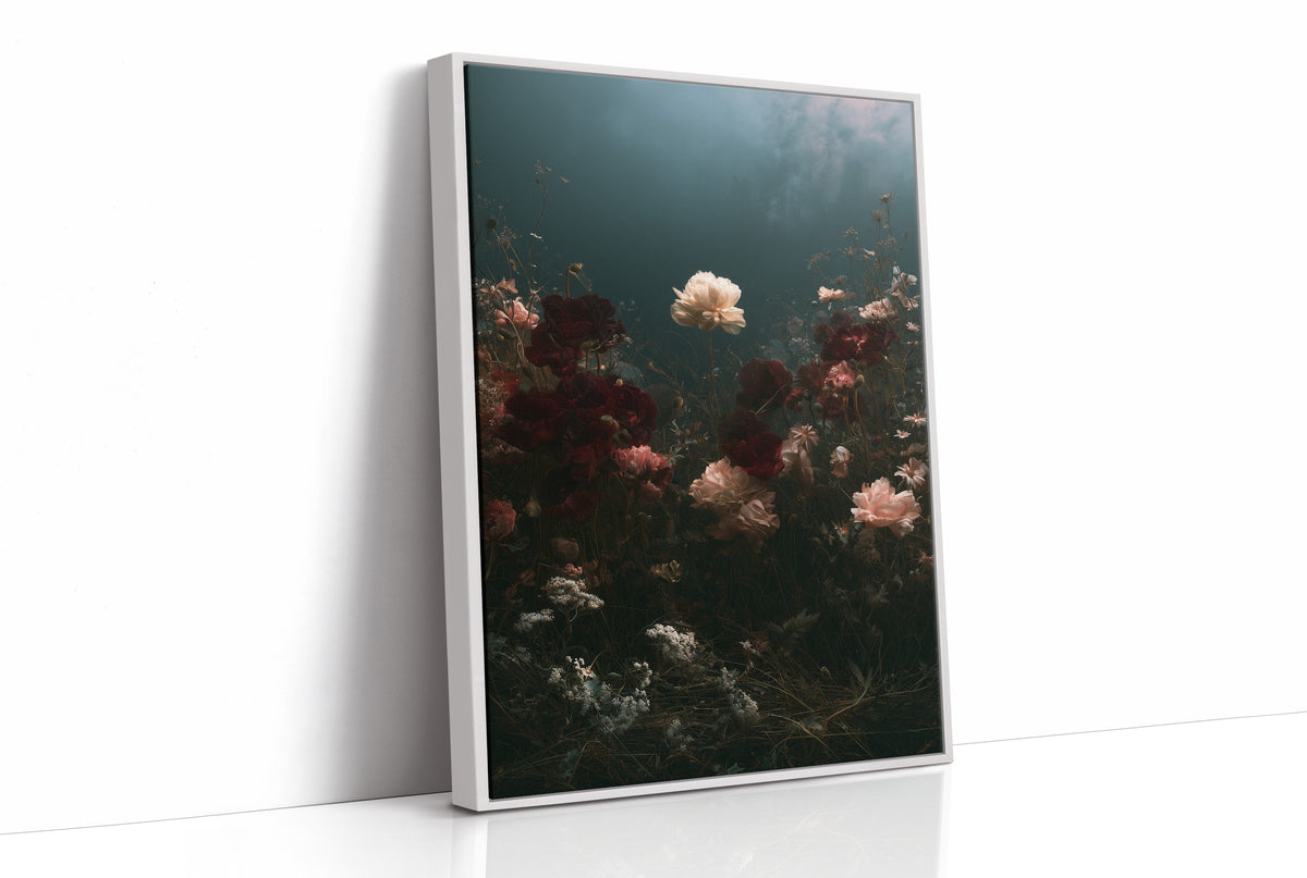 One Peony Rises From the Fog