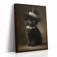 Victorian Feline In Top Hat