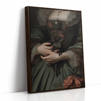 Curious Companion In Victorian Folds