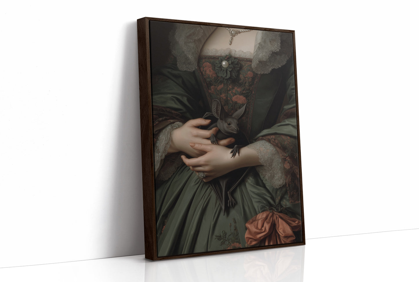 Curious Companion In Victorian Folds