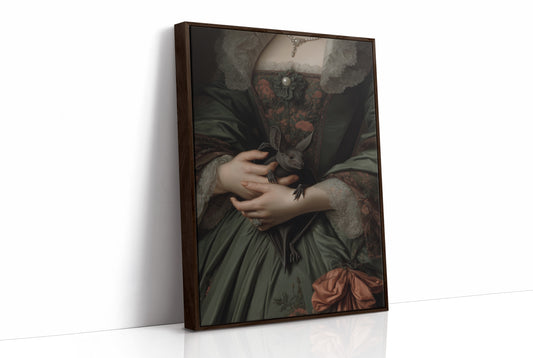 Curious Companion In Victorian Folds