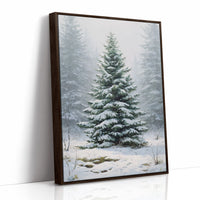 Evergreen Tales In Winter Mist