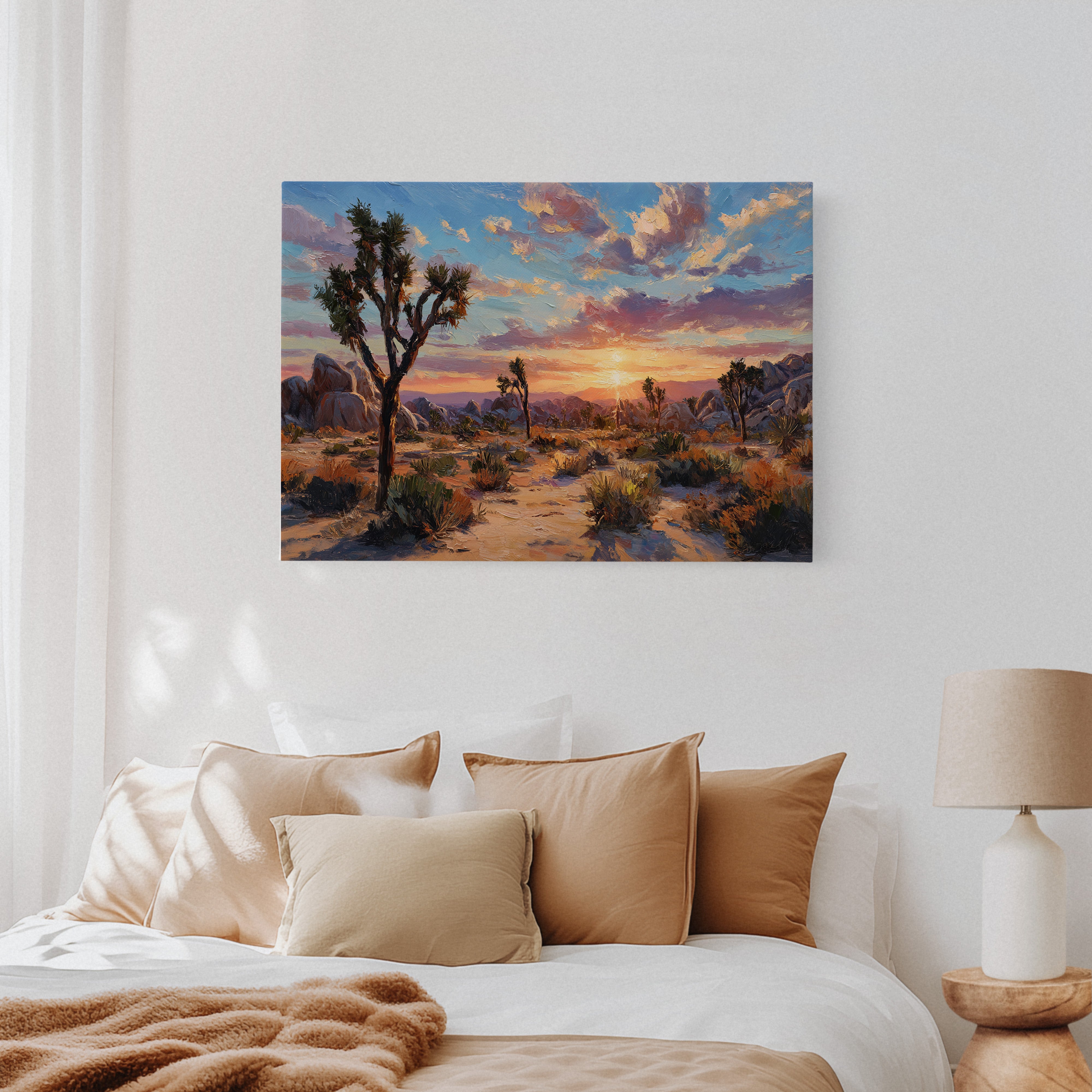 Sunset Ignites Joshua Tree's Soul
