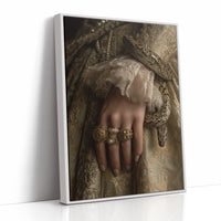 Serpent Coils Through Ancient Lace