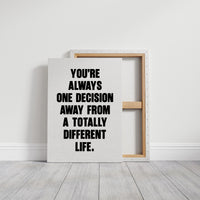 Home Sweet Home Bold Typography Print