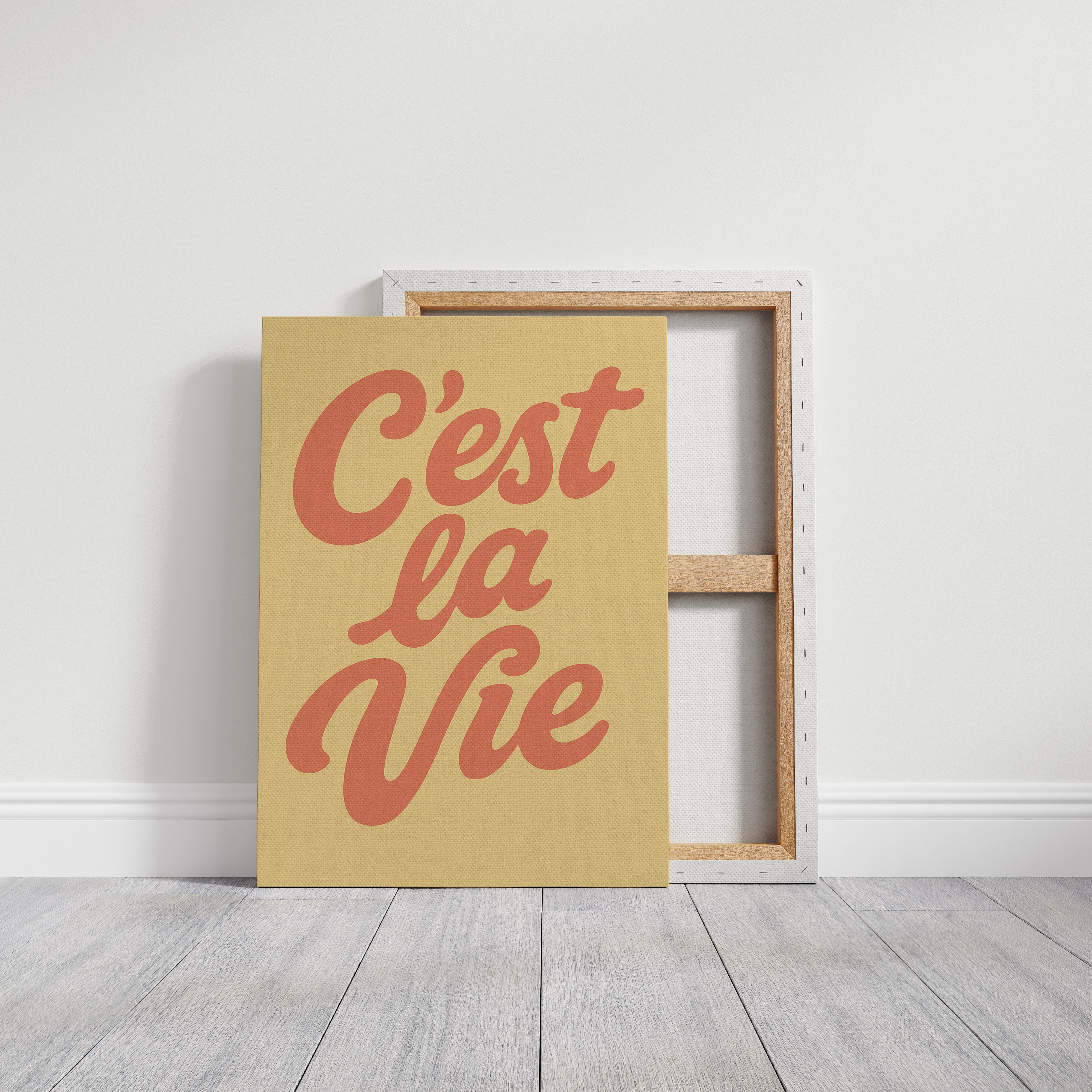 C’est La Vie Retro Wall Art