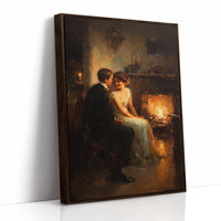 Firelight Confessions Between Lovers