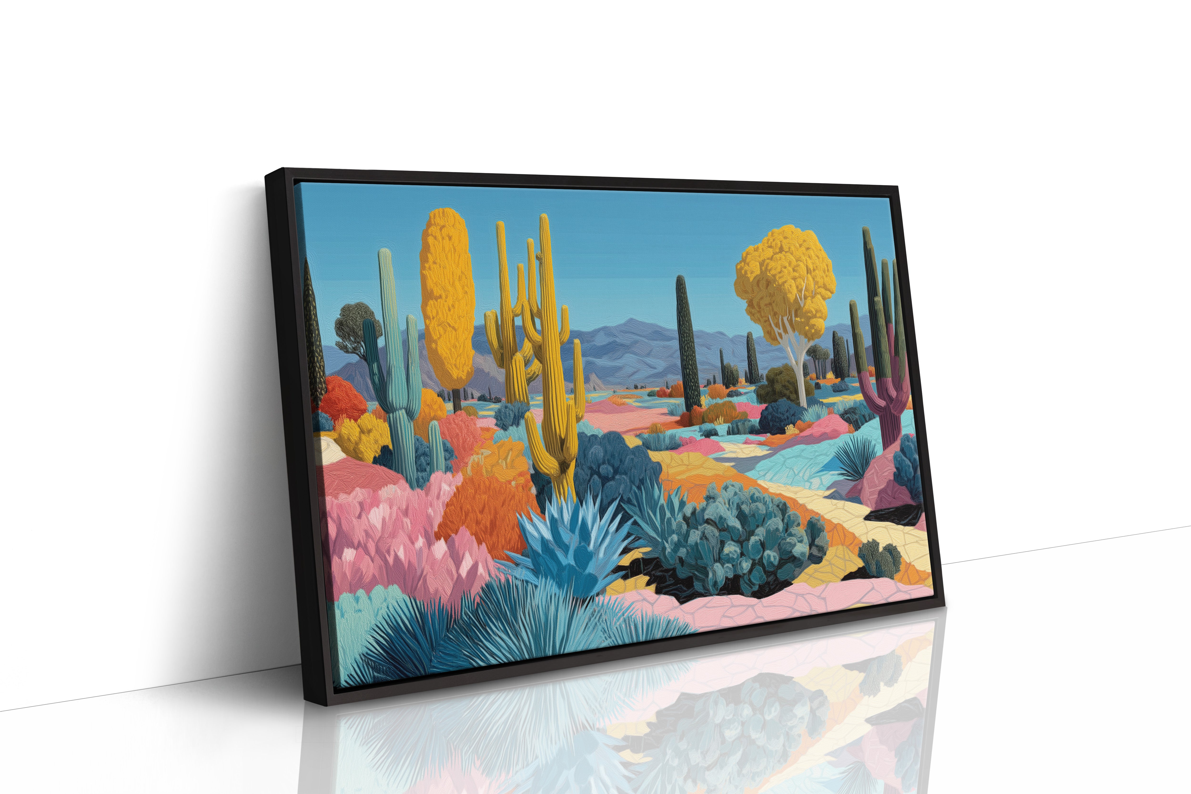Saguaros Dance In Rainbow Valleys