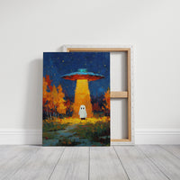 Ethereal Encounter Under Alien Light