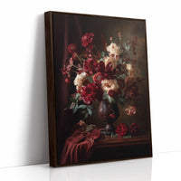 Velvet Blooms Against Midnight Walls