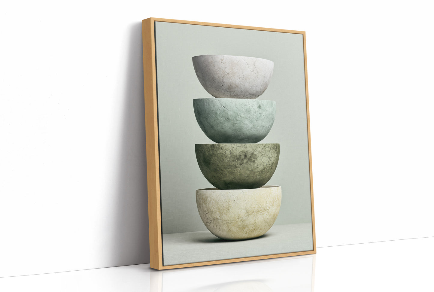 Stacked Stoneware: Sage to Cream