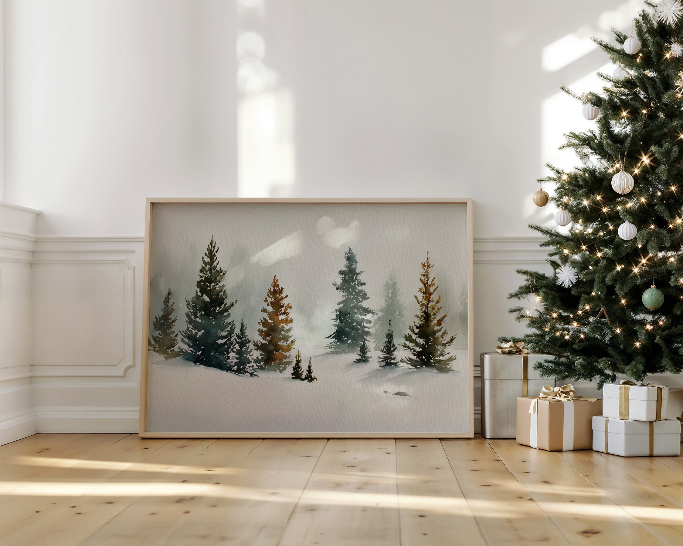 Winter Pines Paint December's Song