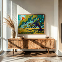 Ancient Oak Dances With Sunlight