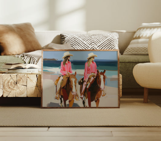 Sisters Riding the Coastal Breeze