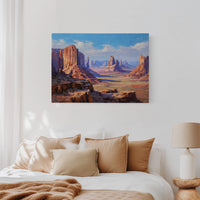 Monoliths Dance Under Desert Light