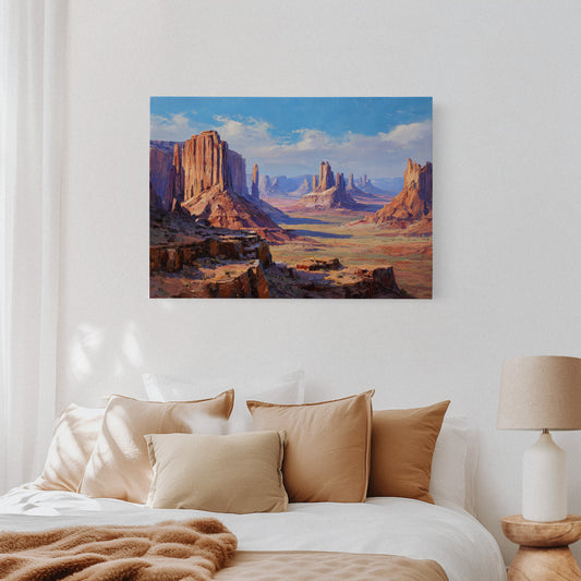 Monoliths Dance Under Desert Light