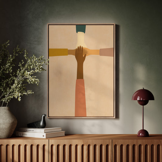Together in Grace Minimalist Hands