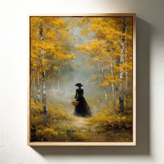 Autumn Path Leads Her Onward