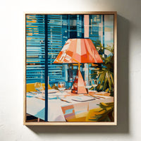 Coral Lamp Lights Summer Evening