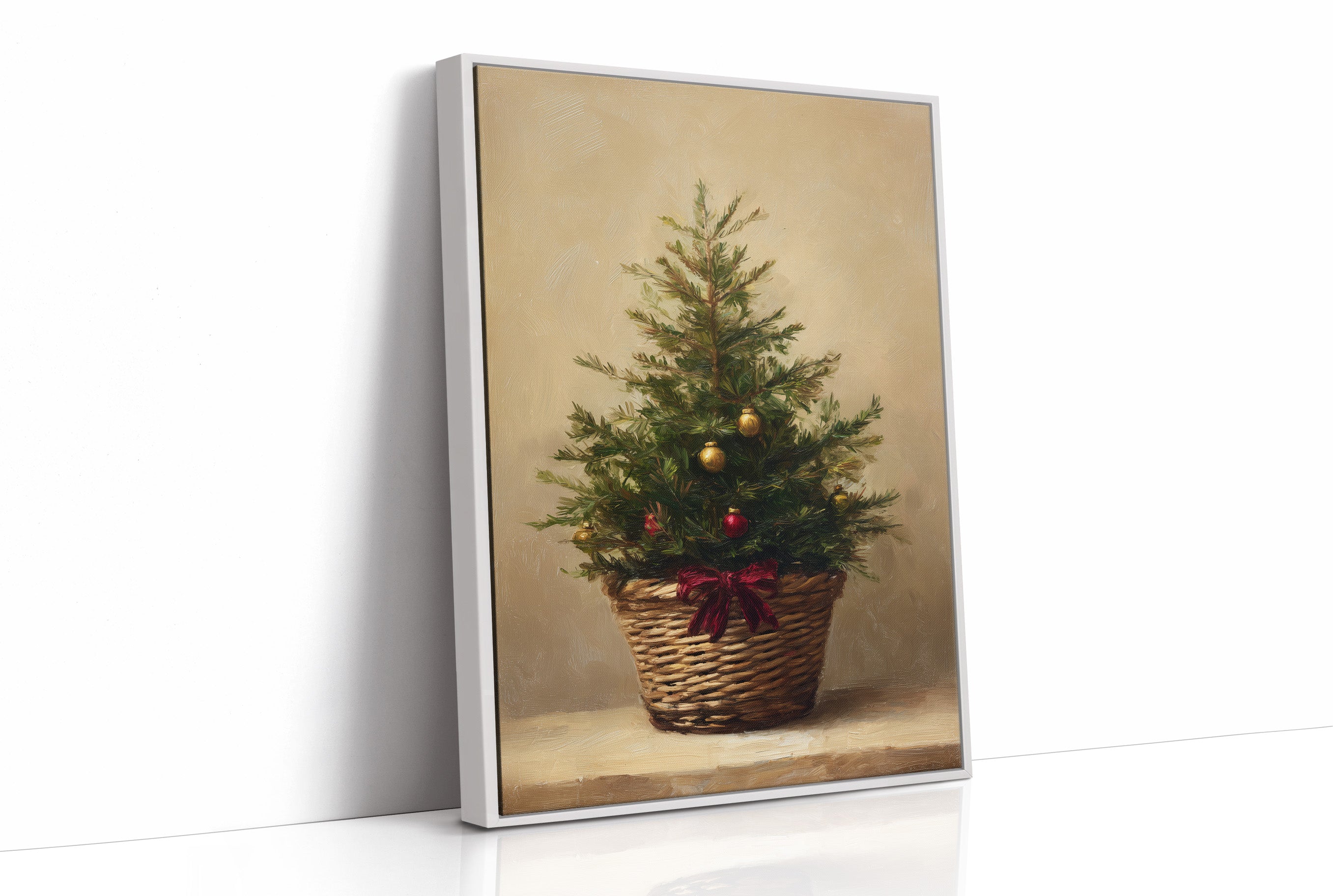 Evergreen Simplicity Against Dark Walls