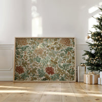 Vintage Blooms Meet Holiday Light