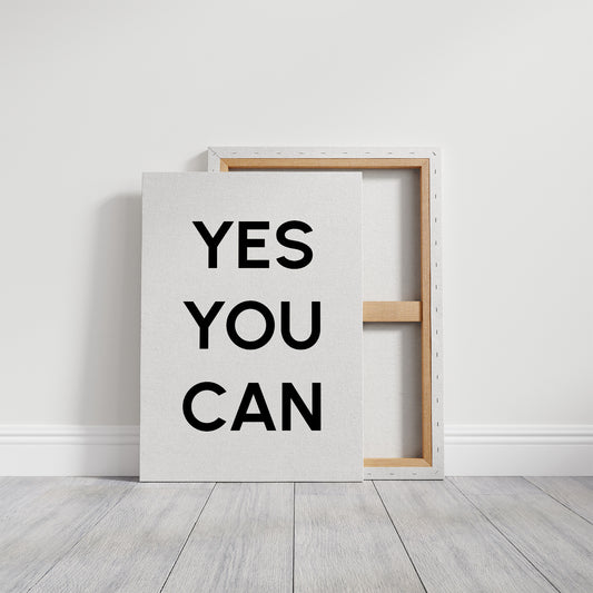Yes You Can Bold Typography