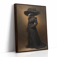 Plague Doctor's Victorian Silhouette