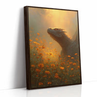 Ancient Scales Among Poppy Fields