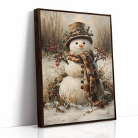 Winter's Charm In Plaid And Holly