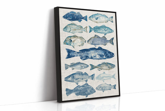 Gyotaku School in Blue