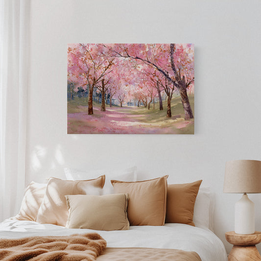 Cherry Path Leads To Spring