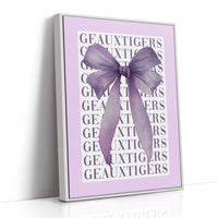 Purple Pride: LSU Spirit Wrapped in Elegance