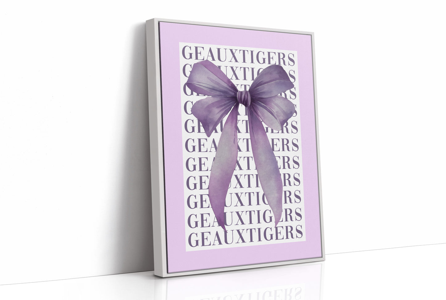 Purple Pride: LSU Spirit Wrapped in Elegance