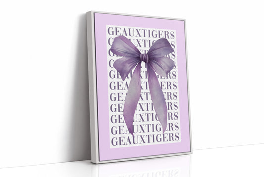 Purple Pride: LSU Spirit Wrapped in Elegance