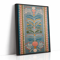Folk Bloom in Summer Blue