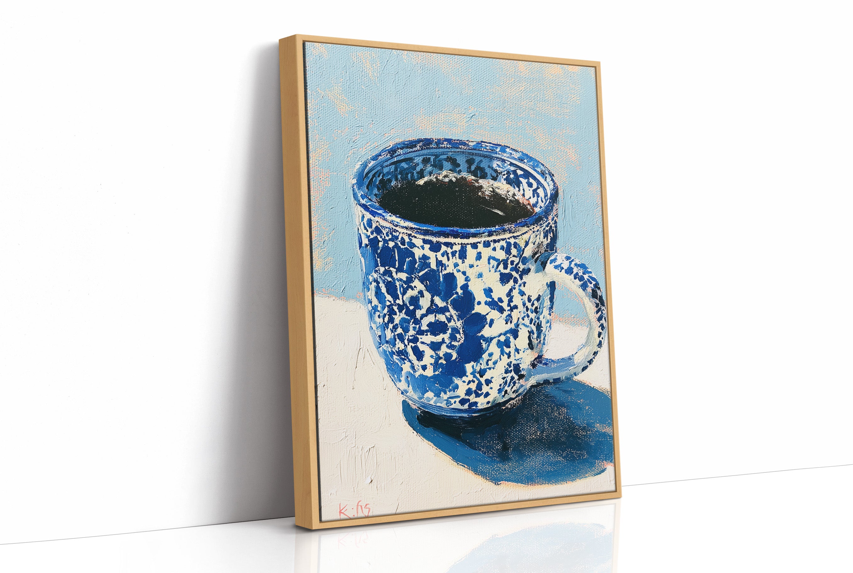 Morning Brew in Blue Speckle