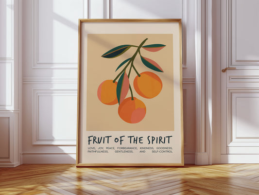 Fruit of the Spirit Citrus Branch Print